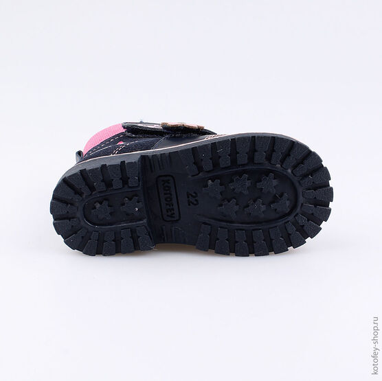 152171-33 Ботинки для девочки светло-синий фото №3