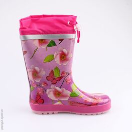 566144-11 Резиновые сапоги для девочки фуксия фото №2