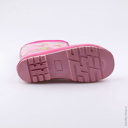 566144-11 Резиновые сапоги для девочки фуксия фото №3