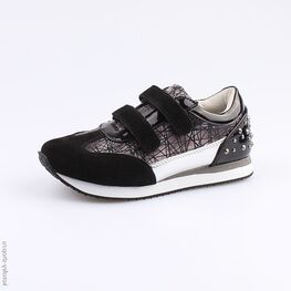 634032-21 Полуботинки для девочки черный