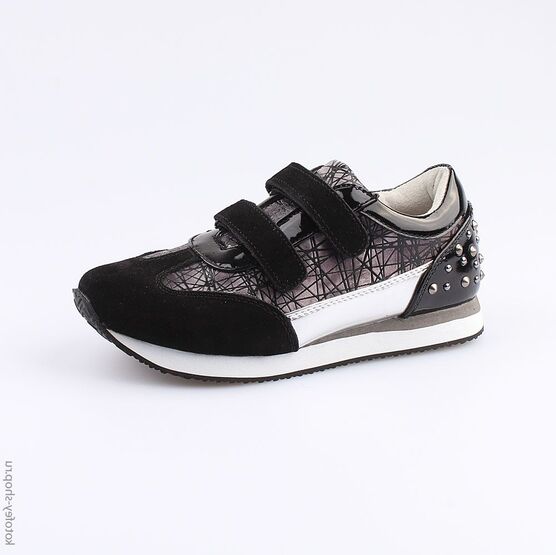 634032-21 Полуботинки для девочки черный