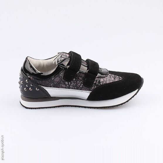 634032-21 Полуботинки для девочки черный фото №2