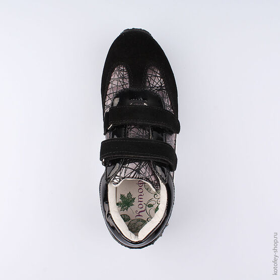 634032-21 Полуботинки для девочки черный фото №4