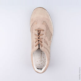 732184-23 Полуботинки для девочки бежевый фото №4