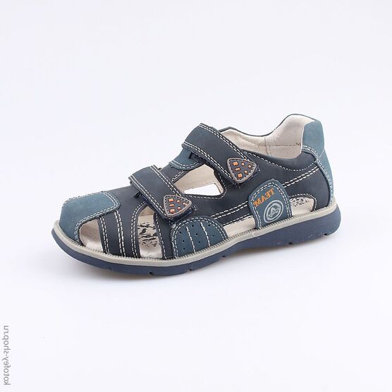 522082-22 Сандалии для мальчики син-сер