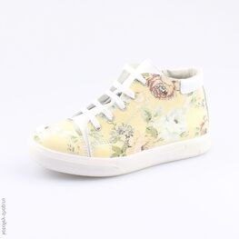 552088-23 Ботинки для девочки беж-бел