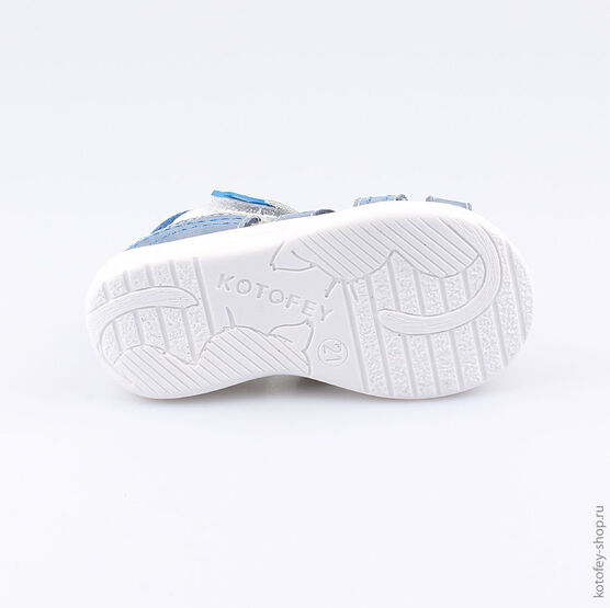 122120-21 Сандалии для мальчики бел-син фото №3