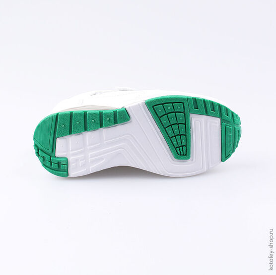 344111-72 Кроссовки для мальчики бел-зел фото №3