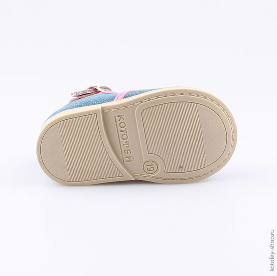 031053-21 Туфли для девочки светло-синий фото №3