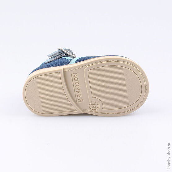 031054-21 Туфли для мальчики светло-синий фото №3