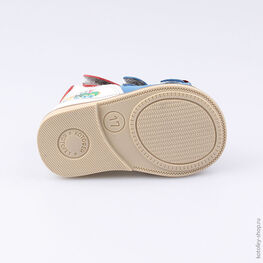 022086-22 Туфли летние для мальчики син-бел-кра фото №3