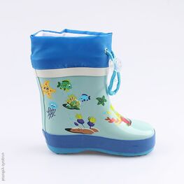 166088-11 Резиновые сапоги для мальчики син-гол фото №2