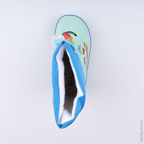 166088-11 Резиновые сапоги для мальчики син-гол фото №4