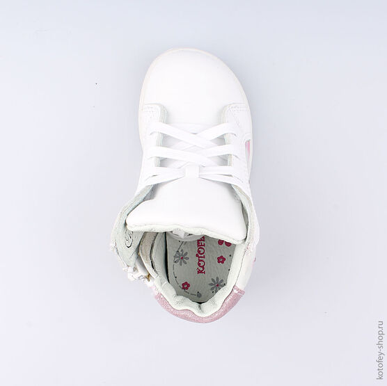 252124-21 Ботинки для девочки персиковый фото №4