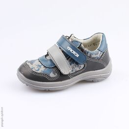 332030-25 Полуботинки для мальчики сер-син