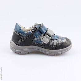 332030-25 Полуботинки для мальчики сер-син фото №2