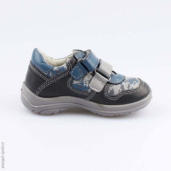 332030-25 Полуботинки для мальчики сер-син фото №2