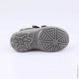 332030-25 Полуботинки для мальчики сер-син фото №3