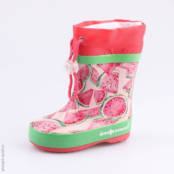 166090-11 Резиновые сапоги для девочки коралл