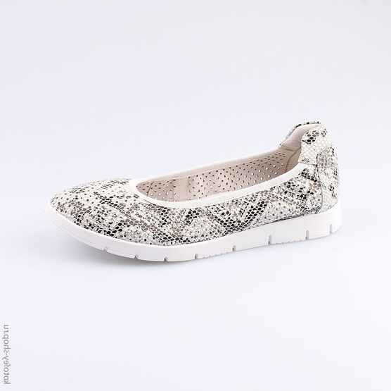 732188-21 Туфли для девочки бел-сер