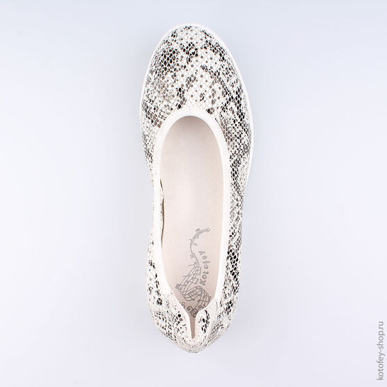 732188-21 Туфли для девочки бел-сер фото №4