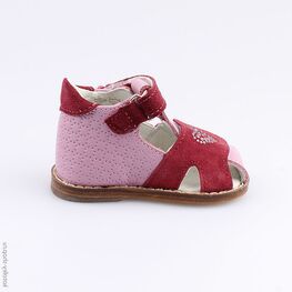 022073-23 Туфли летние для девочки роз-бор фото №2