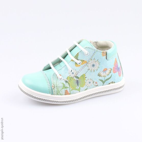 352137-23 Ботинки для девочки бир-цве