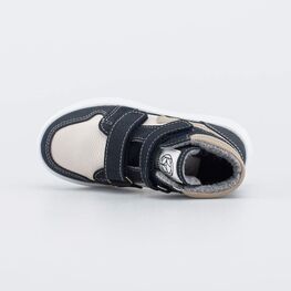 352407-35 Утепленные ботинки для мальчика для мальчики синий + бежевый фото №4