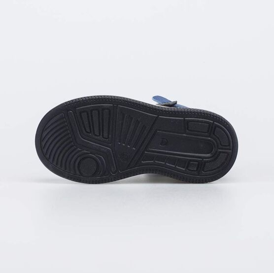 352416-12 Демисезонные ботинки-кеды для мальчика для мальчики черный + белый фото №3