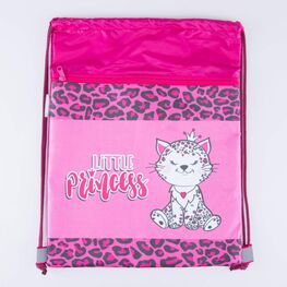 02808102-20 Мешок для сменной обуви Леопардовый для девочки розовый