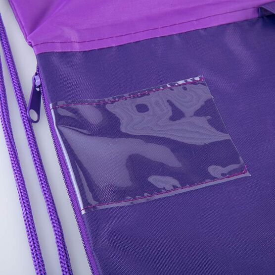 02808109-20 Мешок для сменной обуви Радужный котик для девочки разноцветный фото №2