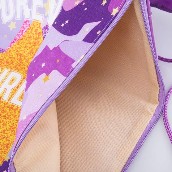 02808111-20 Мешок для сменной обуви Навсегда для девочки разноцветный фото №4