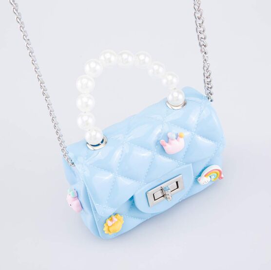 02802346-40 Сумка детская голубой для девочки голубой фото №5