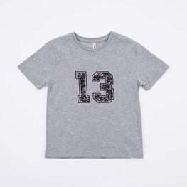 07702032-40 Фуфайка (футболка) для мальчика, серый для мальчики серый