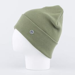07711670-40 Шапка детская двухслойная хаки для мальчики зеленый фото №2