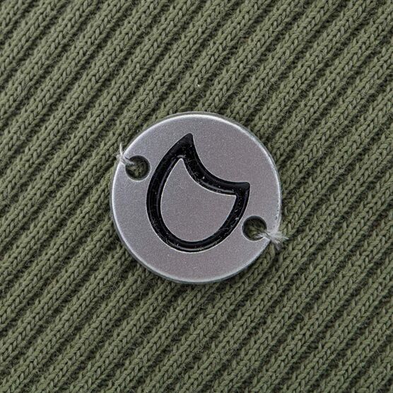 07711670-40 Шапка детская двухслойная хаки для мальчики зеленый фото №3