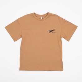 07702046-30 Набор футболок Тираннозавр Рекс для мальчики коричневый + зеленый фото №2