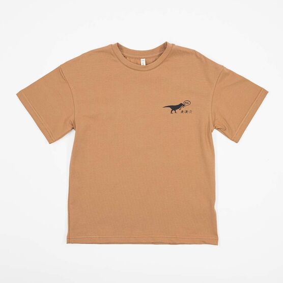 07702046-30 Набор футболок Тираннозавр Рекс для мальчики коричневый + зеленый фото №2