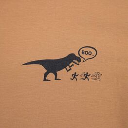 07702046-30 Набор футболок Тираннозавр Рекс для мальчики коричневый + зеленый фото №3