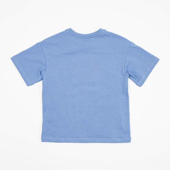 07702047-40 Футболка удлиненная Скейт синий для мальчики синий фото №4