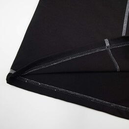 07702049-40 Футболка удлиненная черный для мальчики черный фото №4