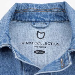 07705001-40 Джинсовая куртка для мальчика синий для мальчики синий фото №3