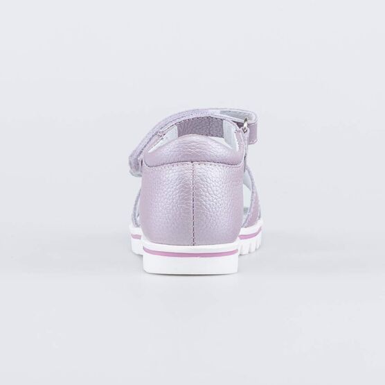 322185-21 Кожаные босоножки для девочки Бабочка для девочки сиреневый фото №5