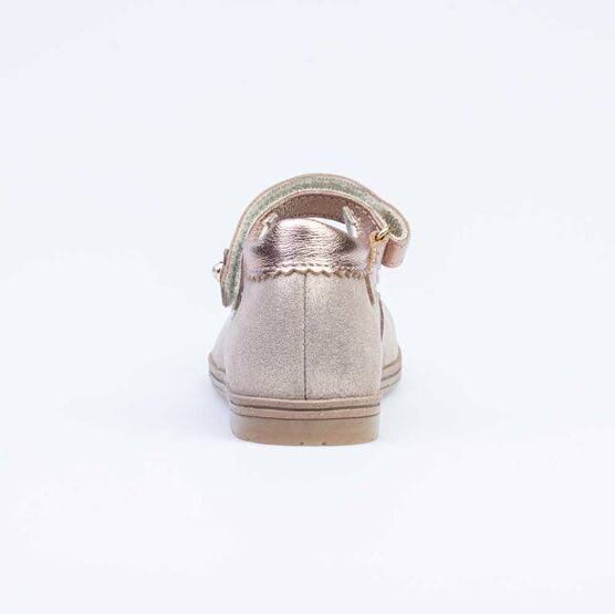 332121-22 Туфли для девочки золотой фото №5