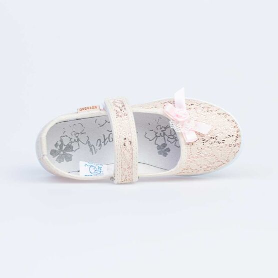 531040-74 Текстильная обувь для девочки розовый фото №4