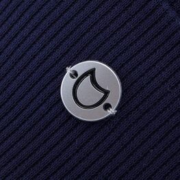 07711667-40 Шапка с отворотом для мальчика синий для мальчики синий фото №3