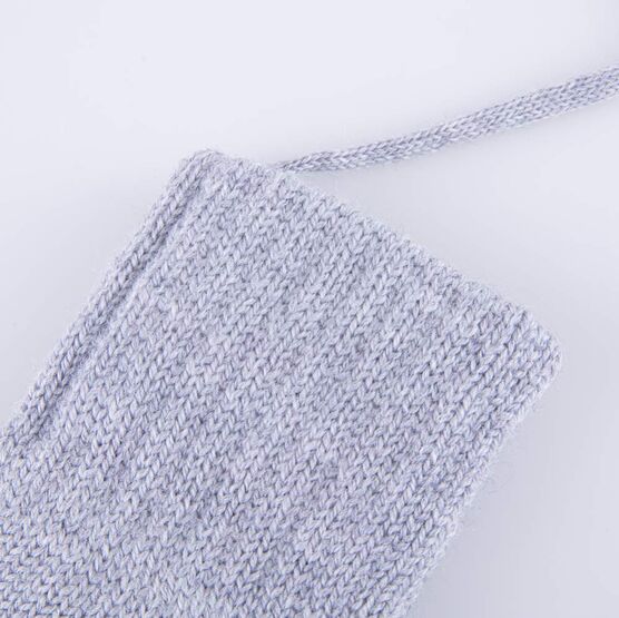 07822210-40 Варежки детские однослойные св.серый для девочки св.серый фото №2