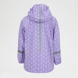 07851051-40 Куртка-дождевик детский, сиреневый для девочки сиреневый фото №2