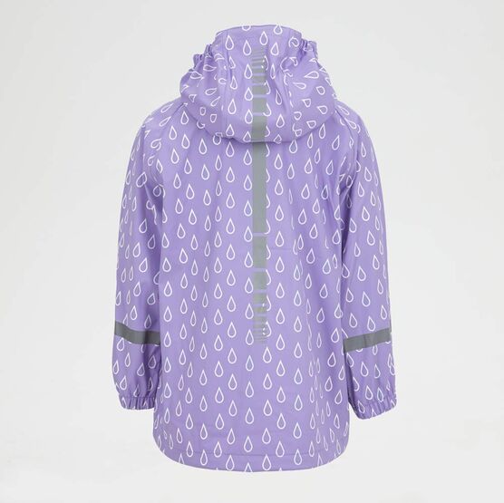 07851051-40 Куртка-дождевик детский, сиреневый для девочки сиреневый фото №2