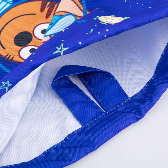 02808202-40 Мешок для обуви Три кота для мальчики голубой фото №4